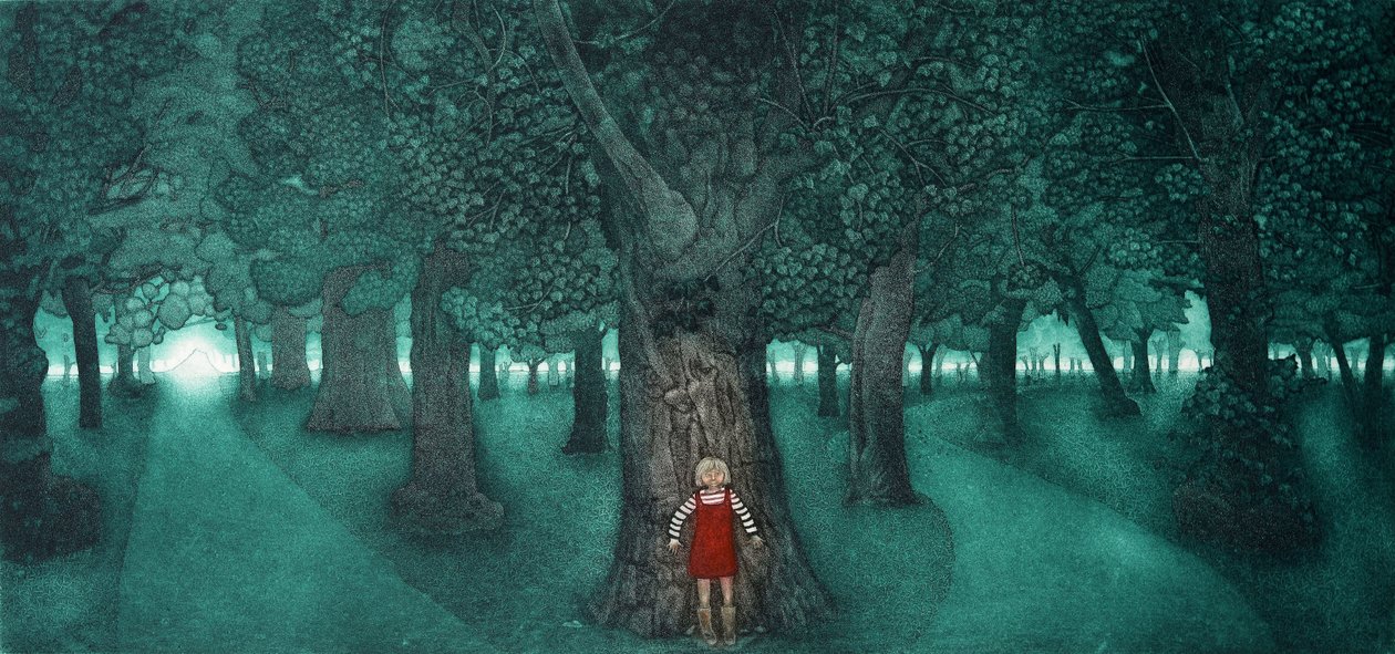 Hide, 2010 (etsning) av Emiko Aida
