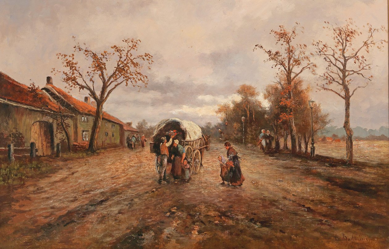 On the Country Road av Emil Barbarini