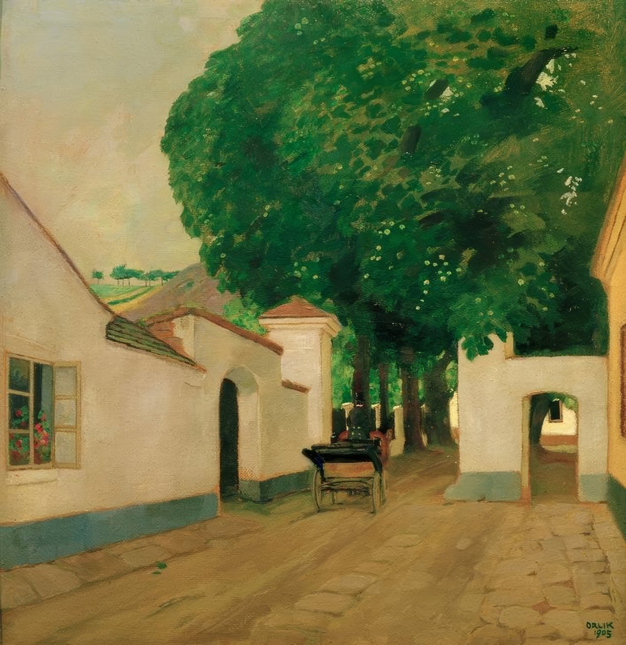 Ingång till herrgården av Emil Orlik