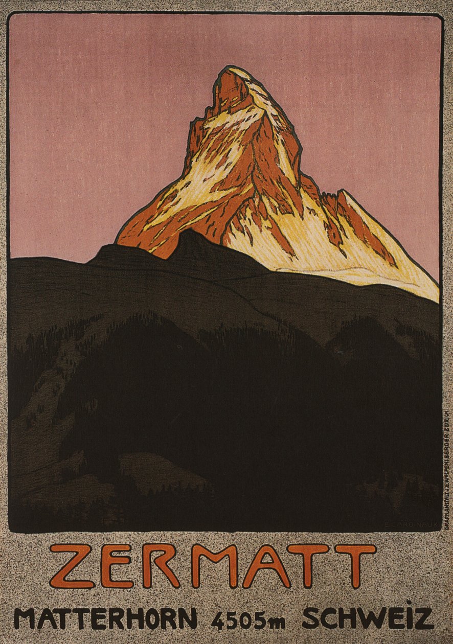 Zermatt, 1908 av Emil Cardinaux