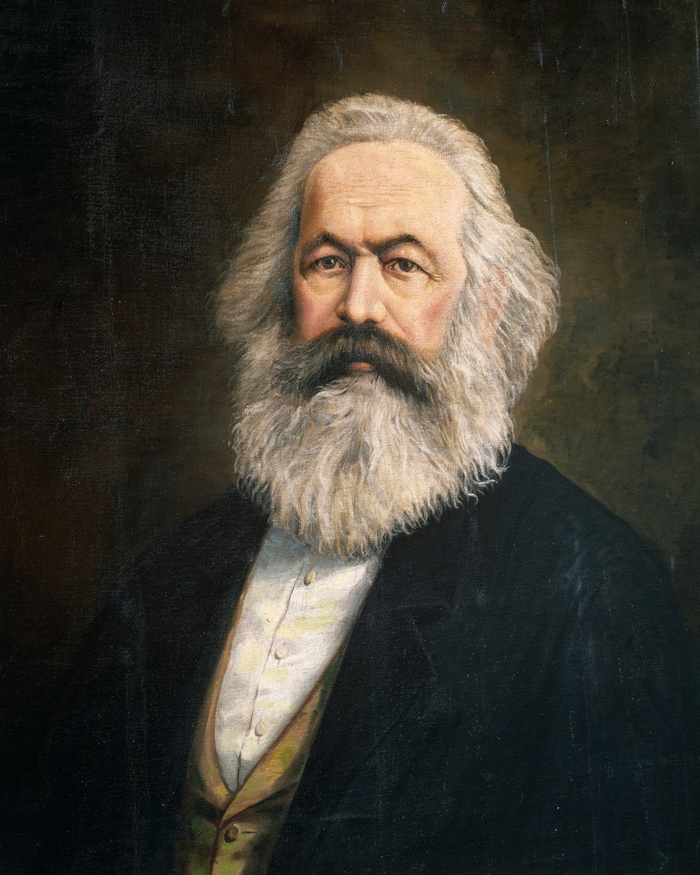Porträtt av Karl Marx av Emil Dreyer