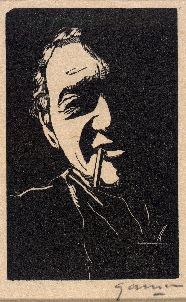 Porträtt av Pascin av Emil Ganso