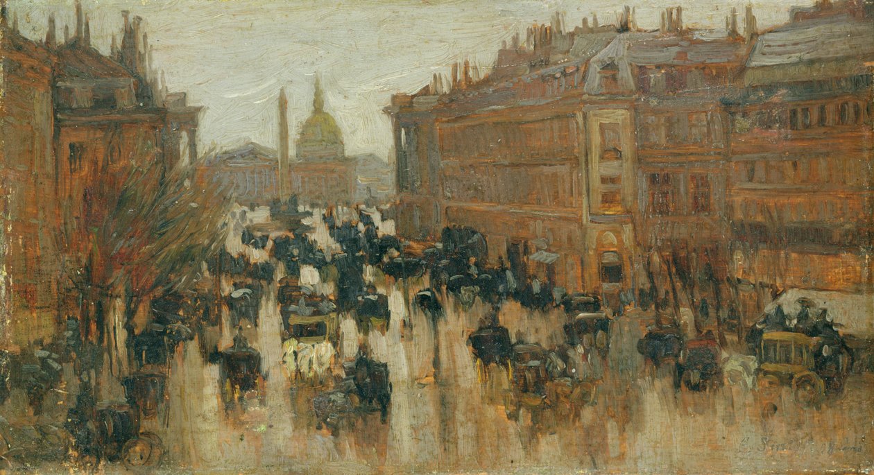 Rue Royale, Paris av Emil Leonhard Smidt