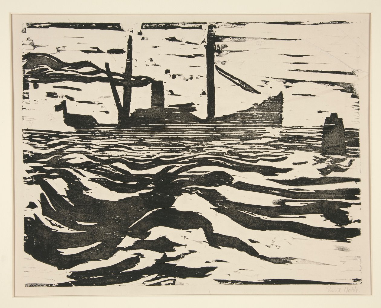 Fischdampfer (fiskeångare) av Emil Nolde