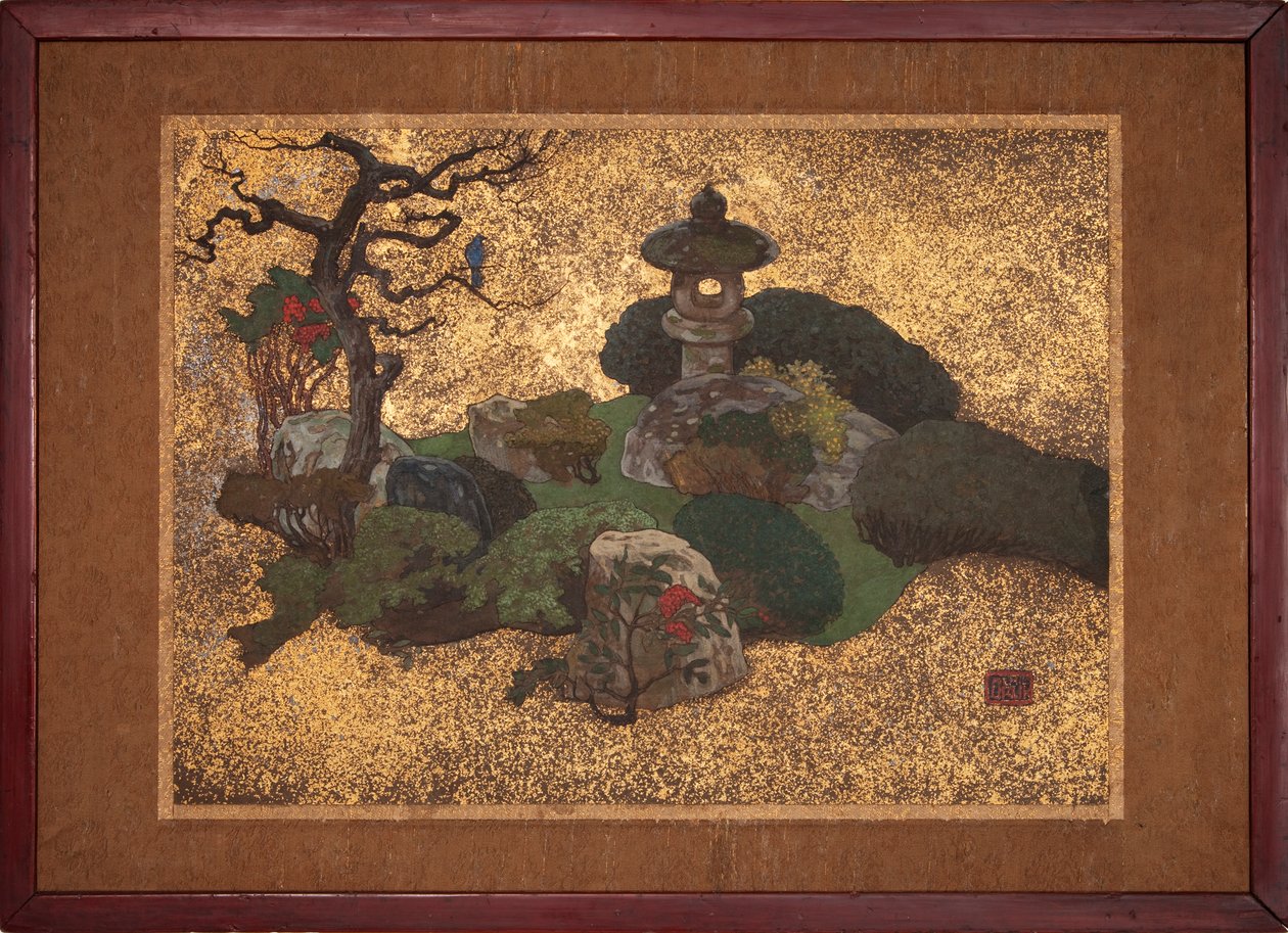 japansk trädgård av Emil Orlik