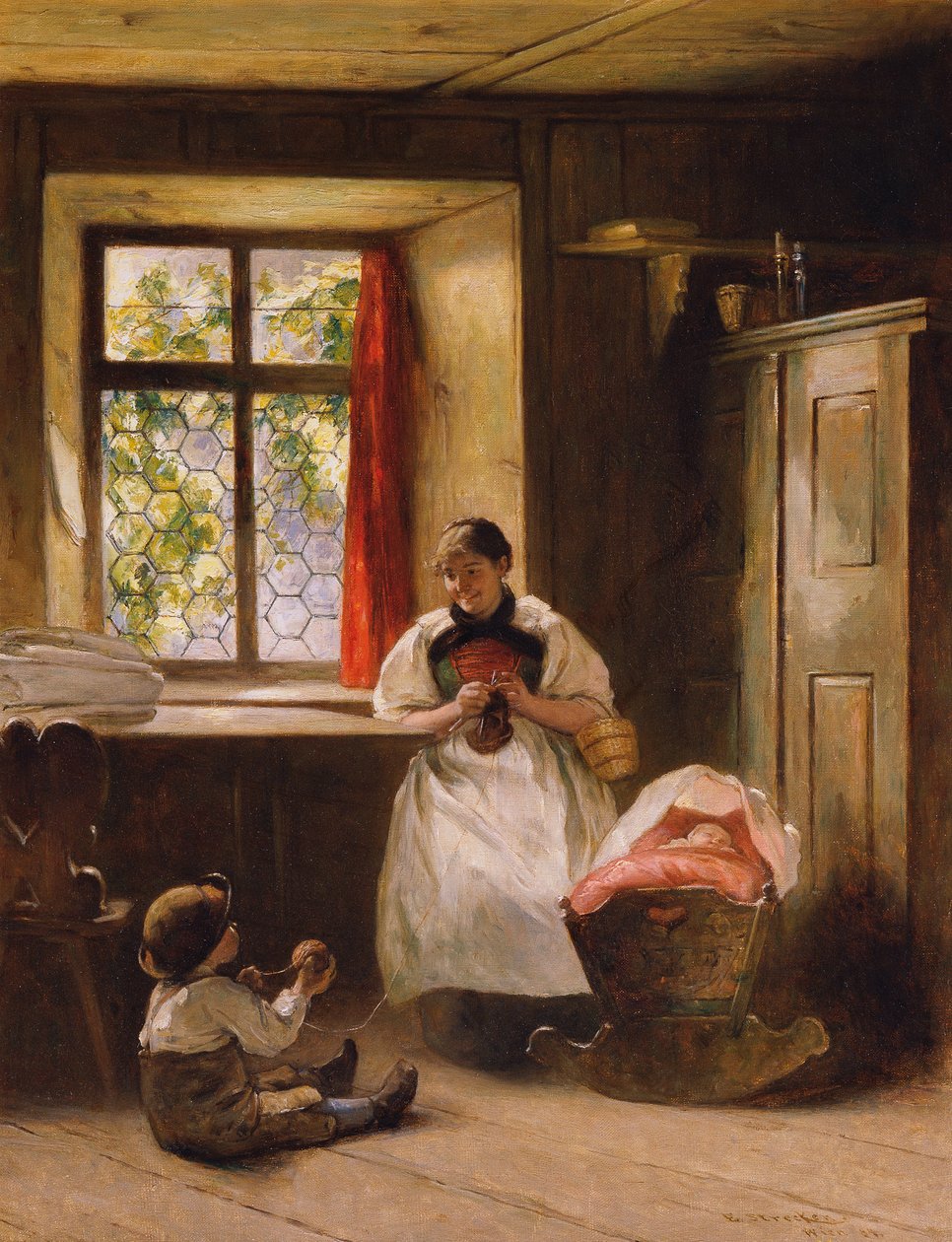 Den anställde (bondgård) av Emil Strecker