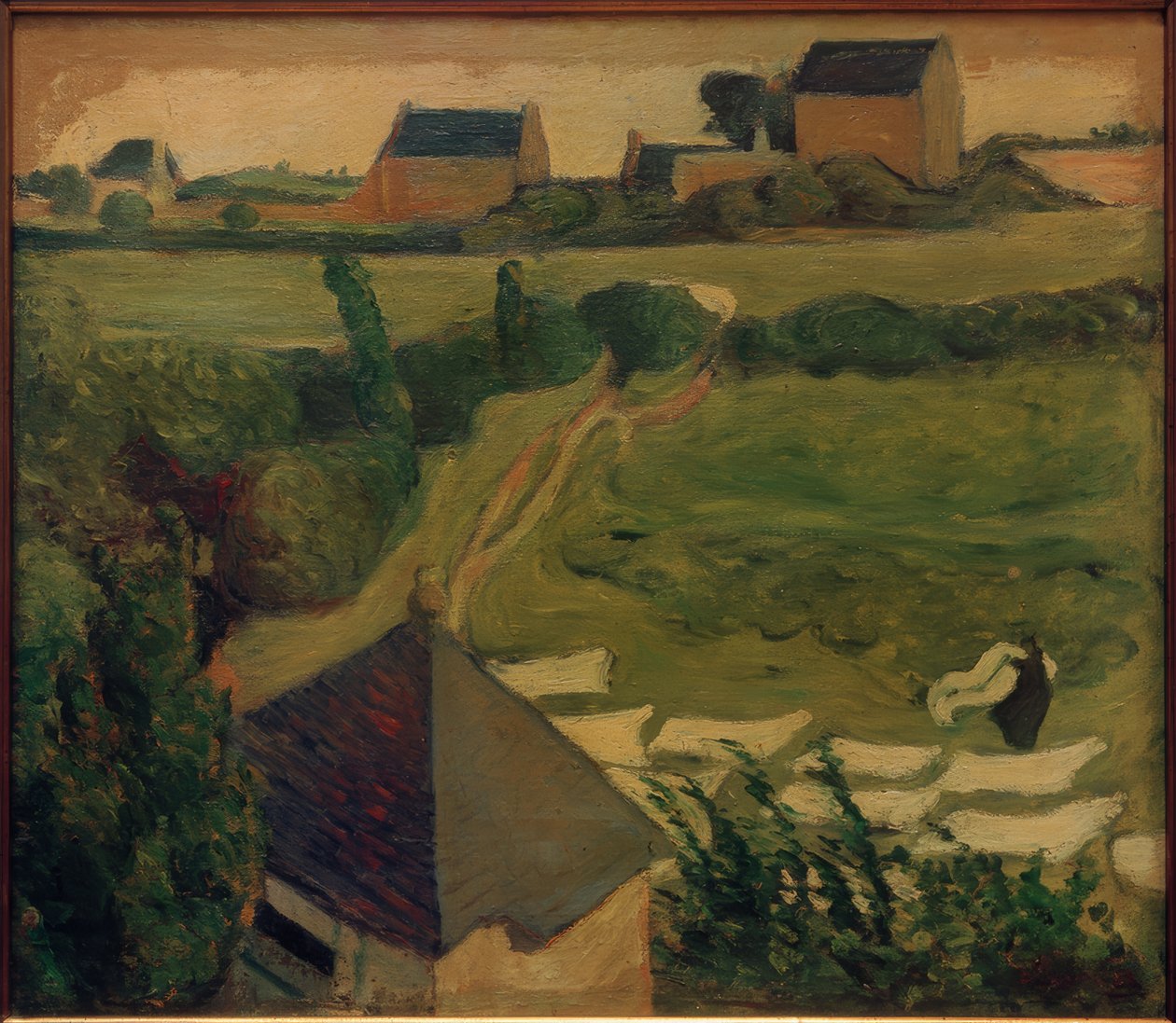 Utsikt över Saint-Briac med tvättstuga av Emile Bernard