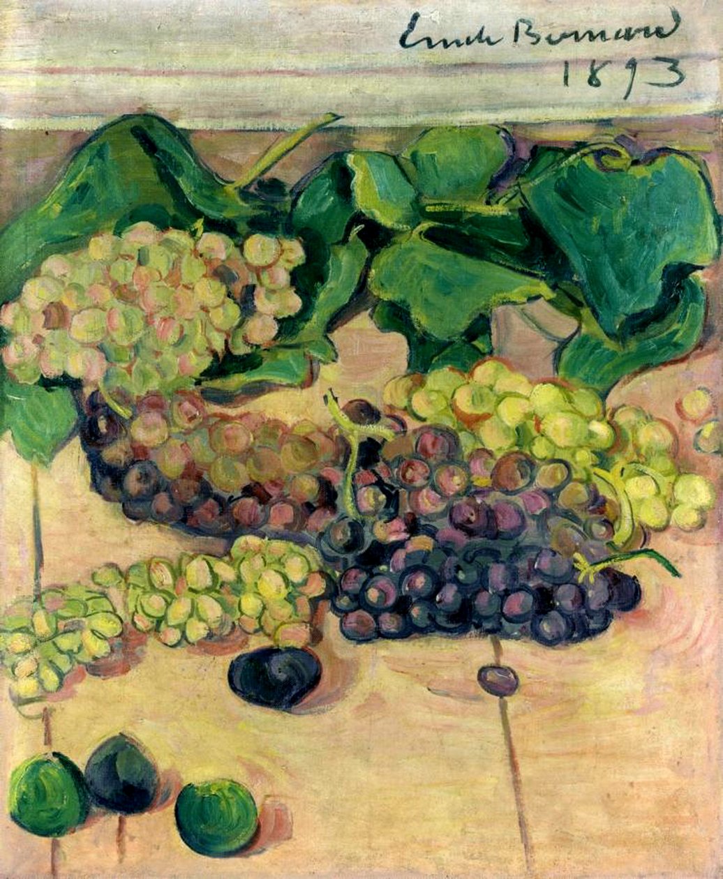 Vindruvor, 1893 av Emile Bernard