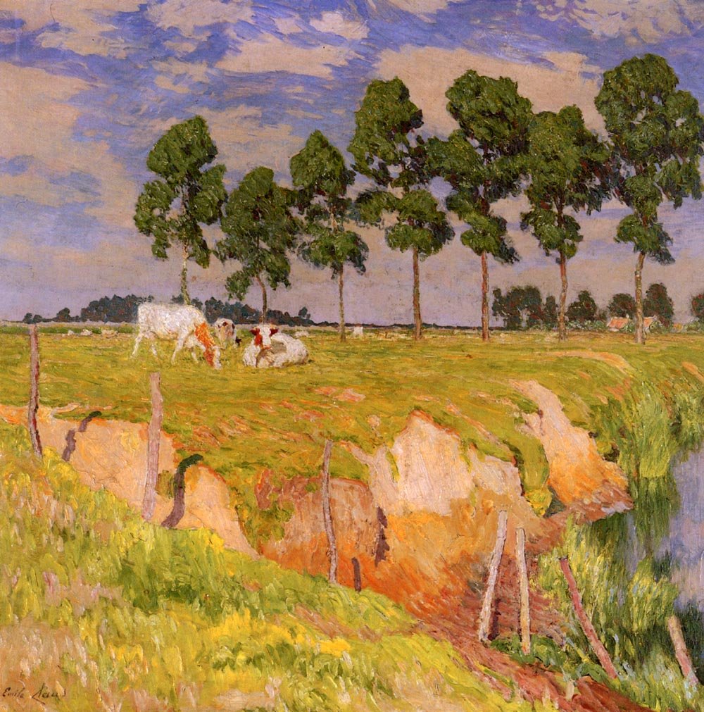 La Berge Rangee av Emile Claus