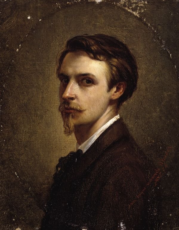 Self-portrait av Emile Claus