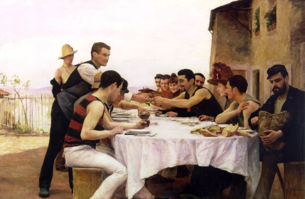 The Meurthe Boating Party av Emile Friant