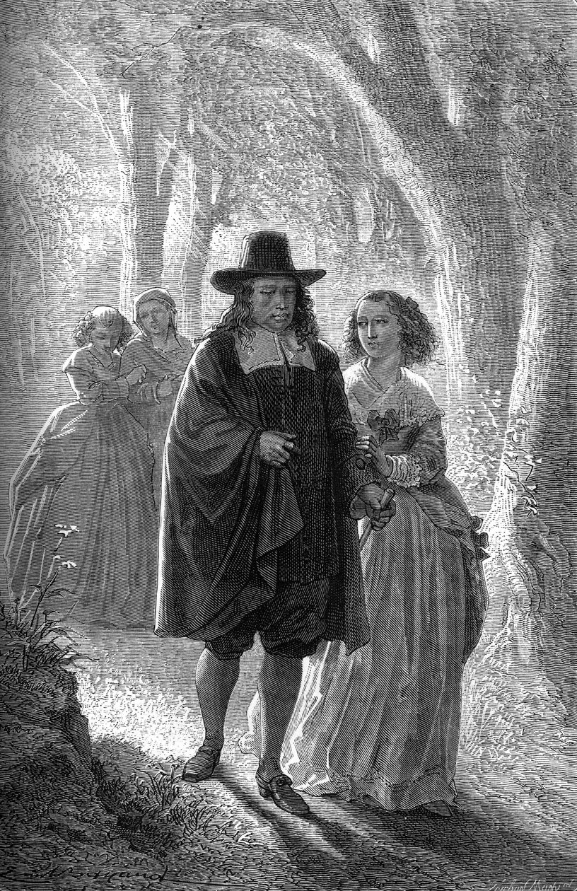 John Milton av Emile Antoine Bayard