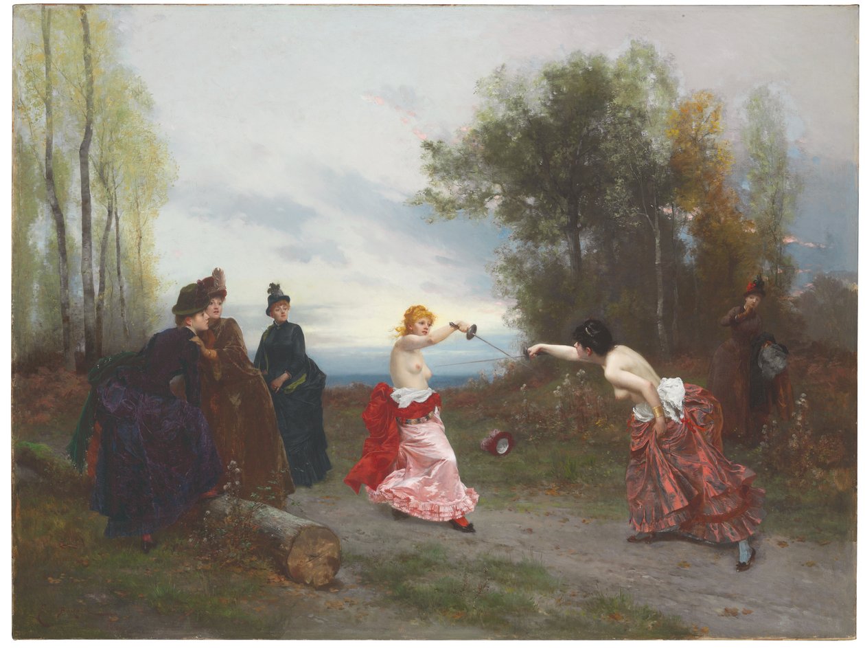 Duellen, 1884 av Emile Antoine Bayard