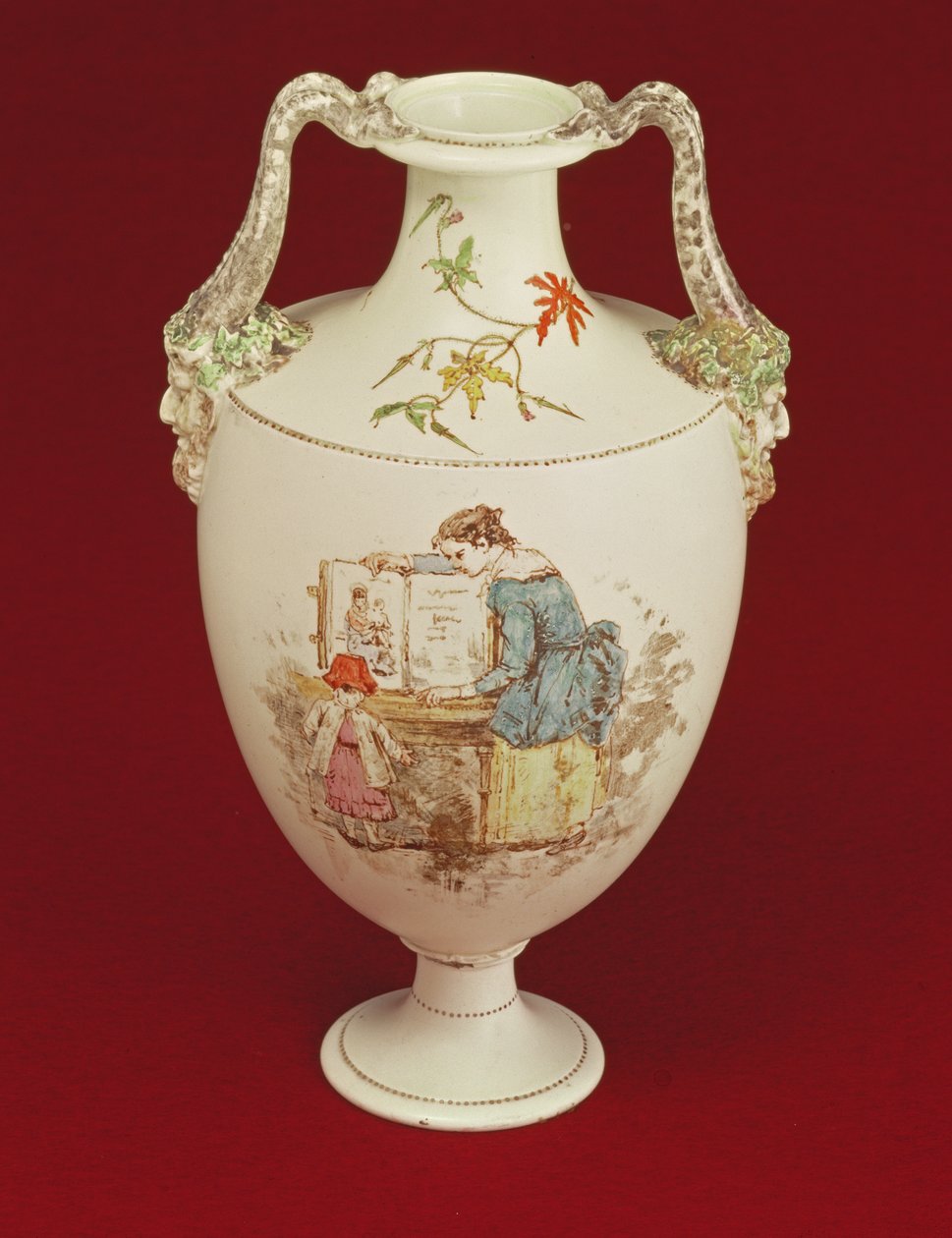 Wedgwood vas, sent 1800-tal av Emile Aubert Lessore