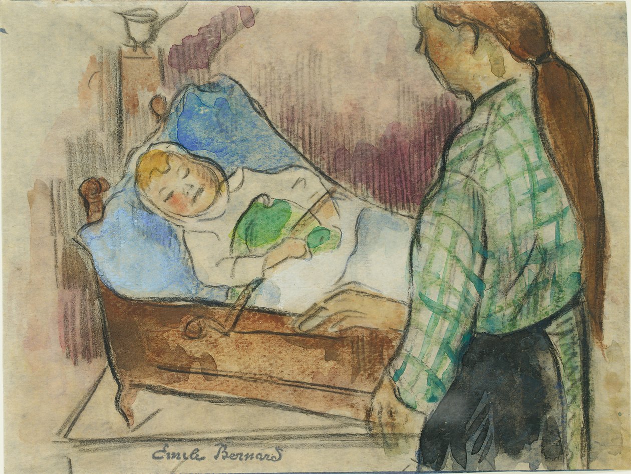 Sovdags av Emile Bernard