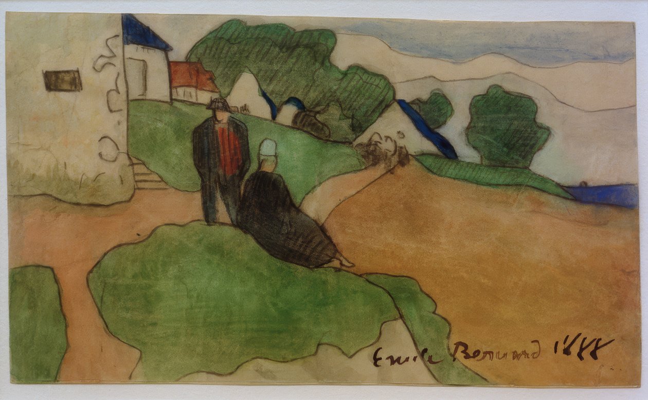 Breton by av Emile Bernard