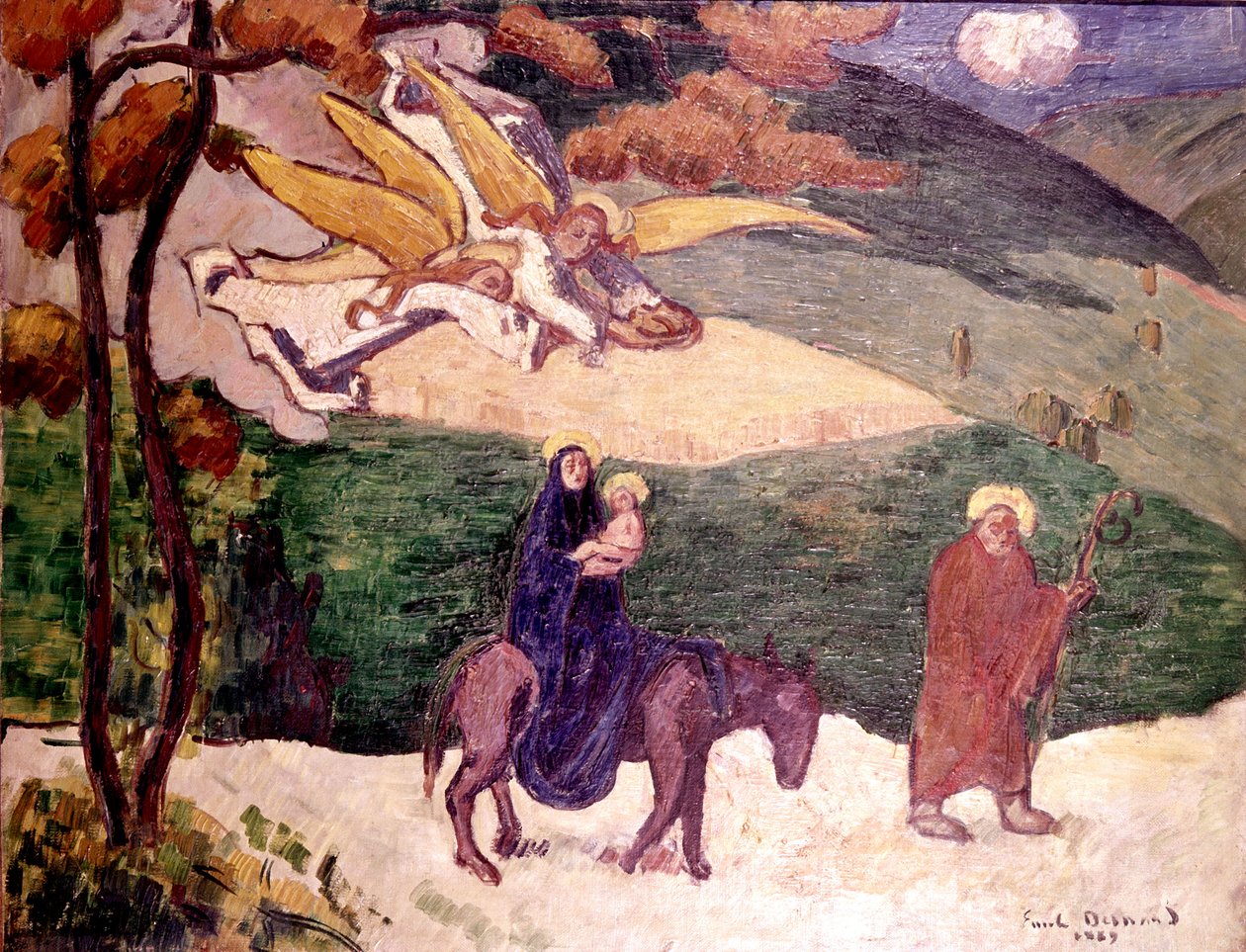 Flyg till Egypten av Emile Bernard