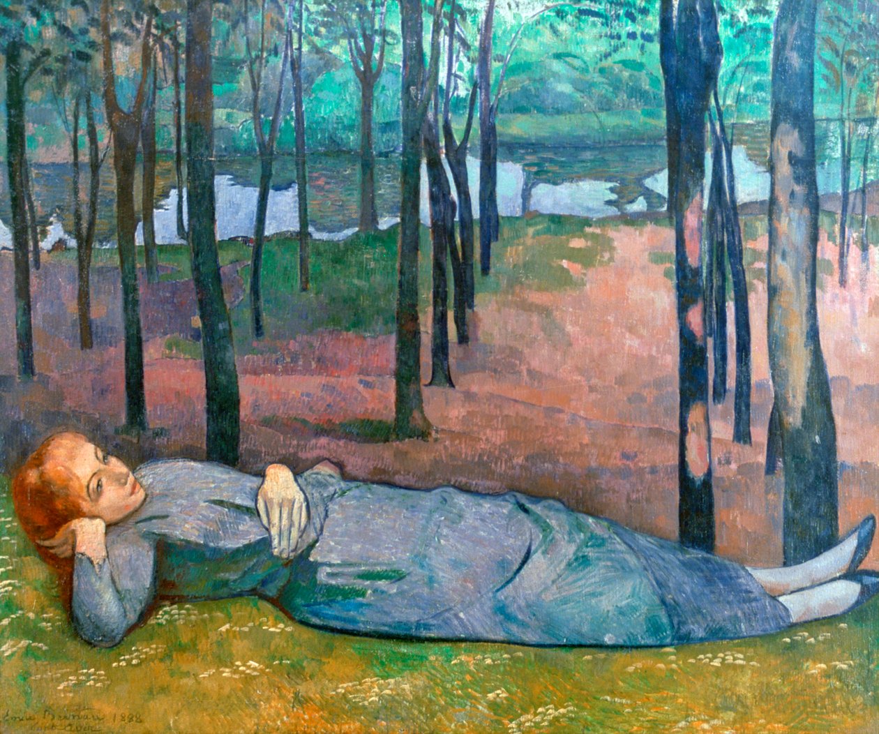 Madeleine i Bois dAmour, 1888 av Emile Bernard
