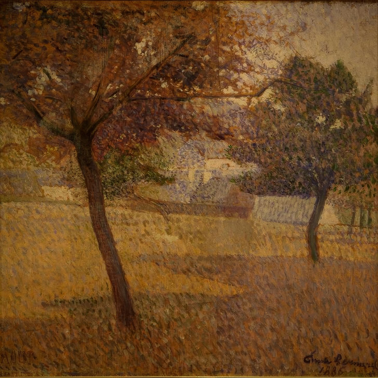 Fruktträdgård i Pont-Aven av Emile Bernard
