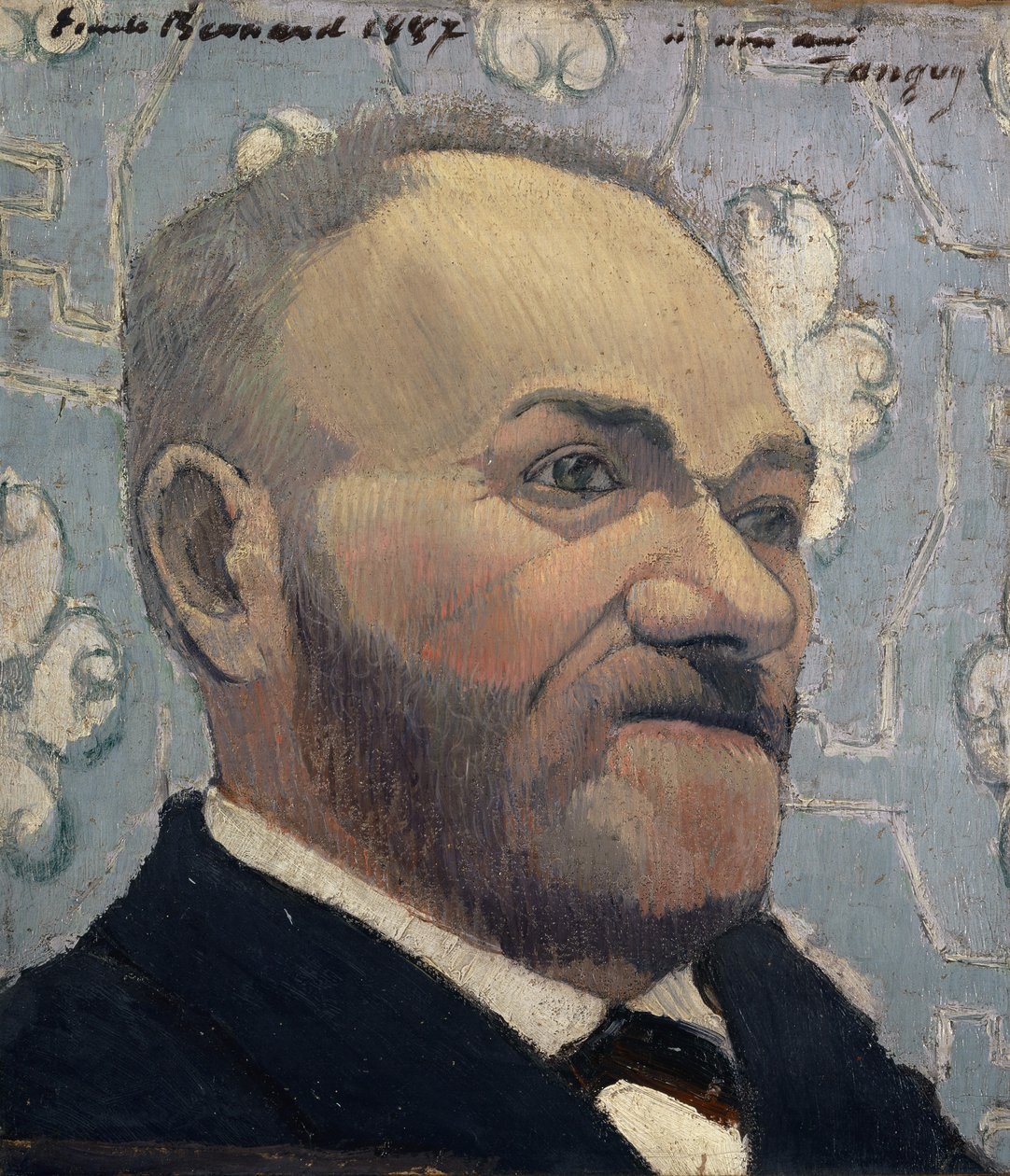 Porträtt av fader Tanguy, 1887 av Emile Bernard