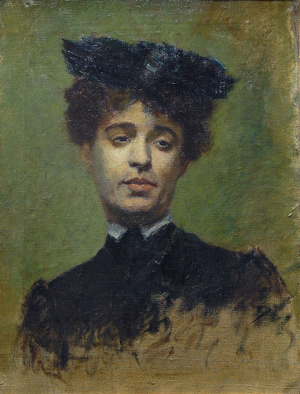 Porträtt av Marie Lemasson, 1892 av Emile Bernard