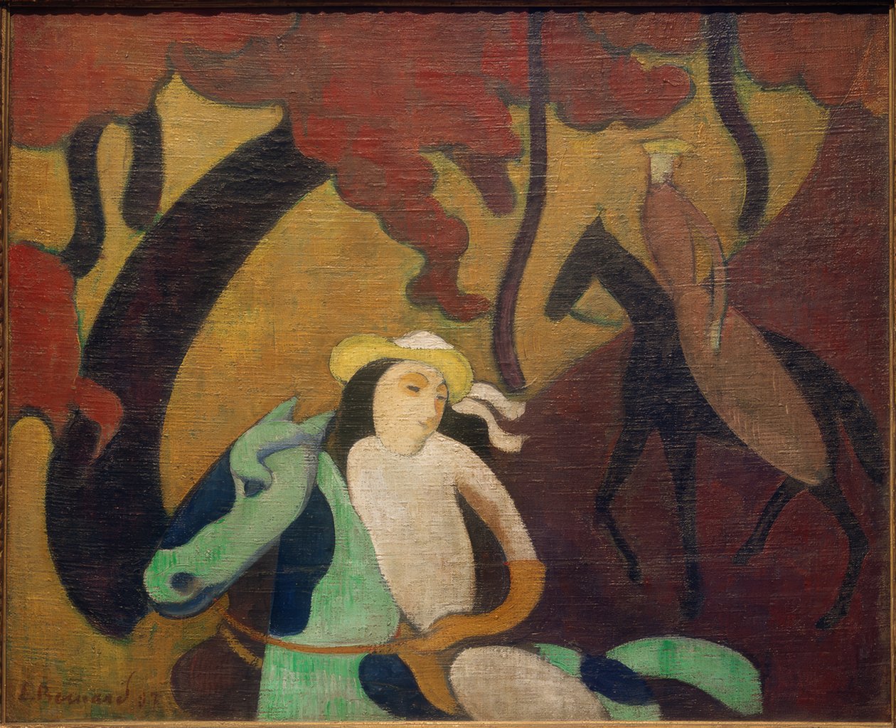 Ryttare på Robinson Island av Emile Bernard