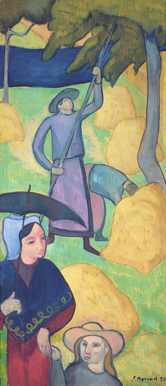 Äppelskörden, 1890 av Emile Bernard
