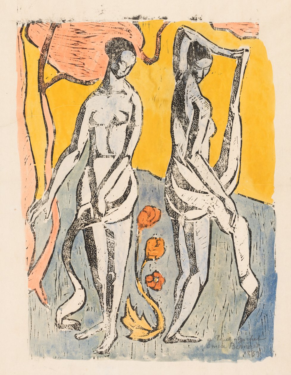 Nymferna av Emile Bernard