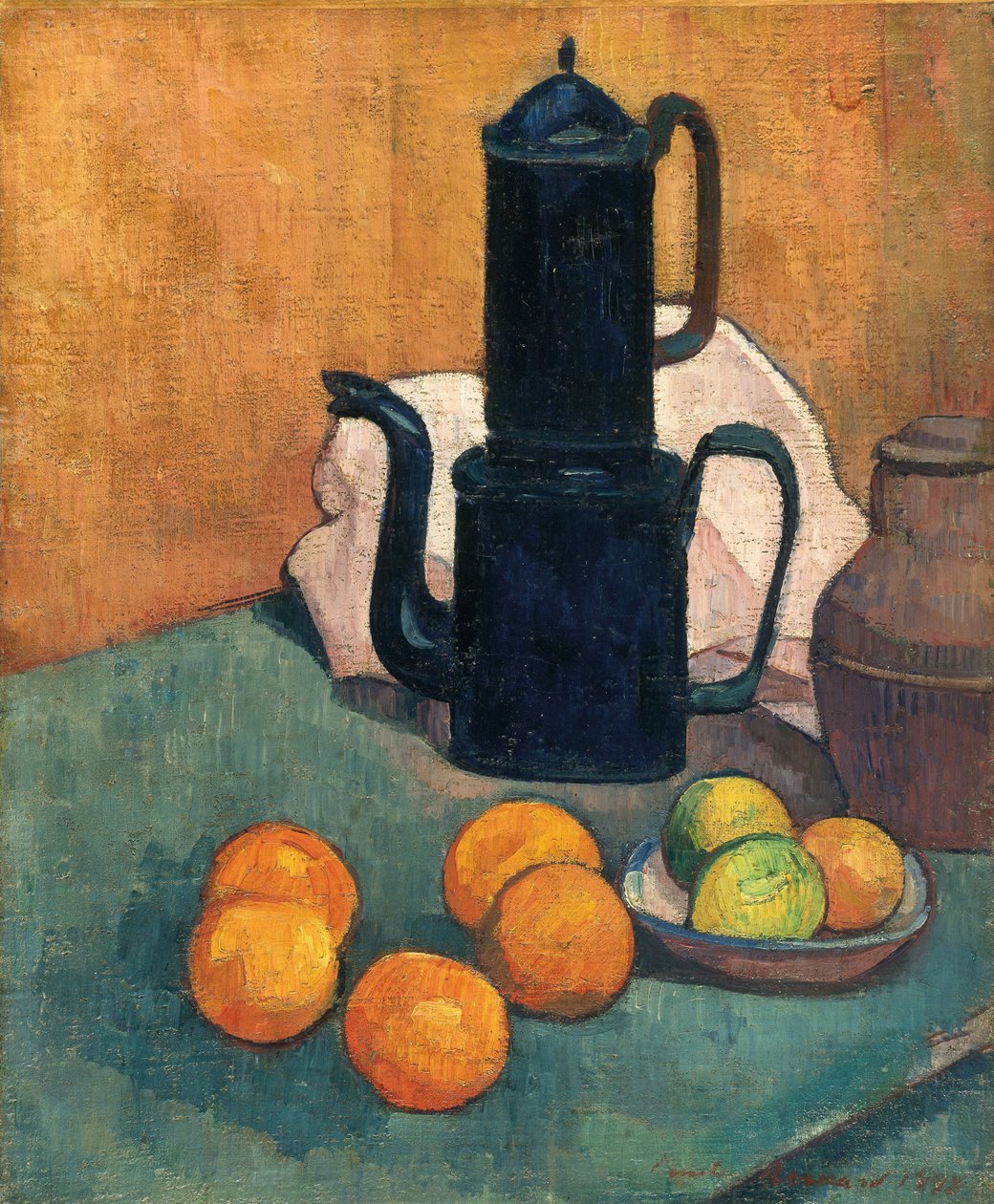 Den blå kaffekanna av Emile Bernard
