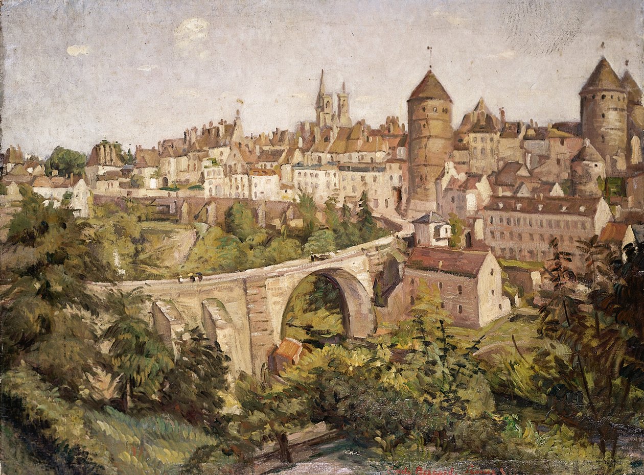 Yonne-landskapet, 1907 av Emile Bernard