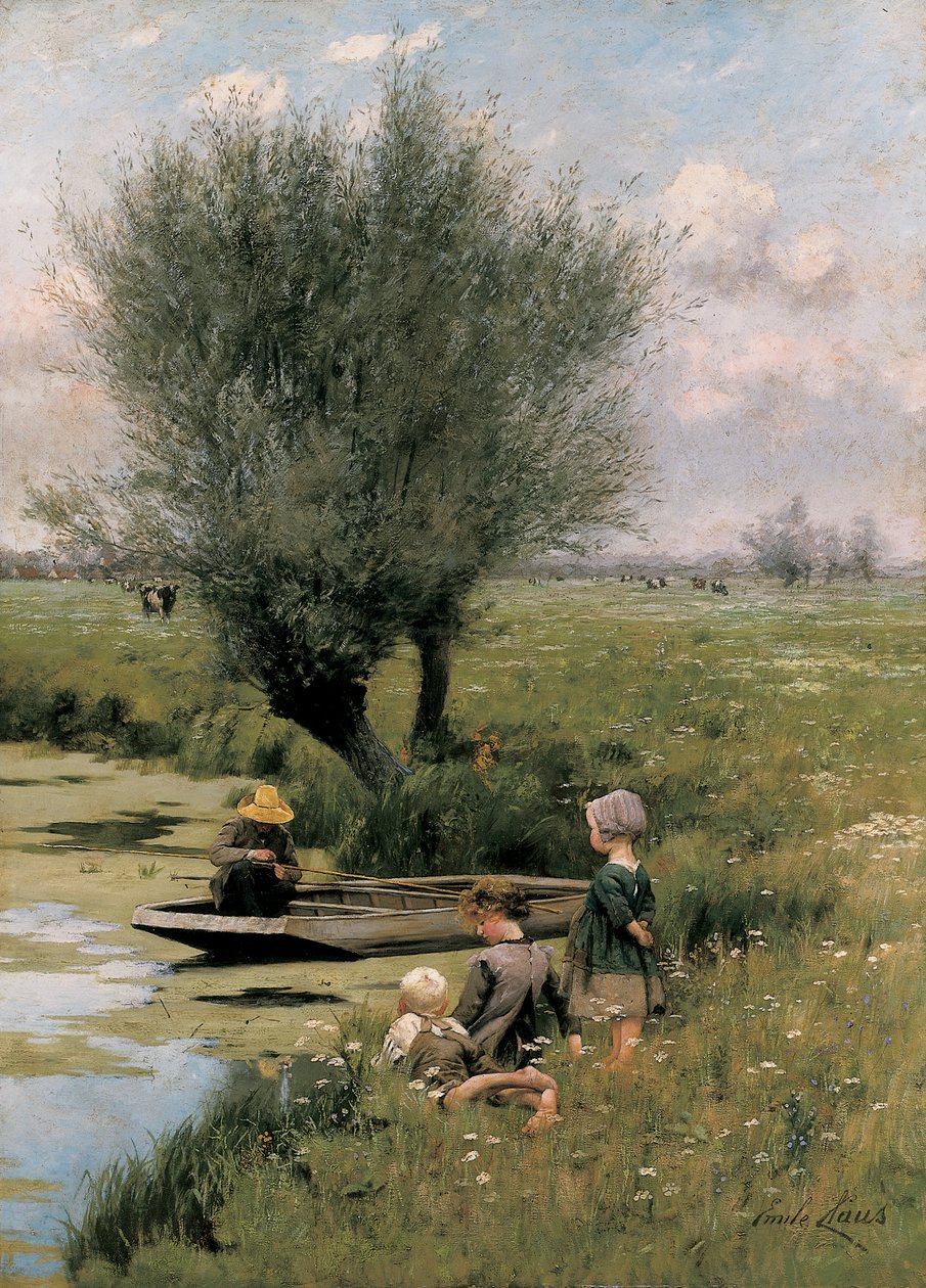 Vid floden av Emile Claus