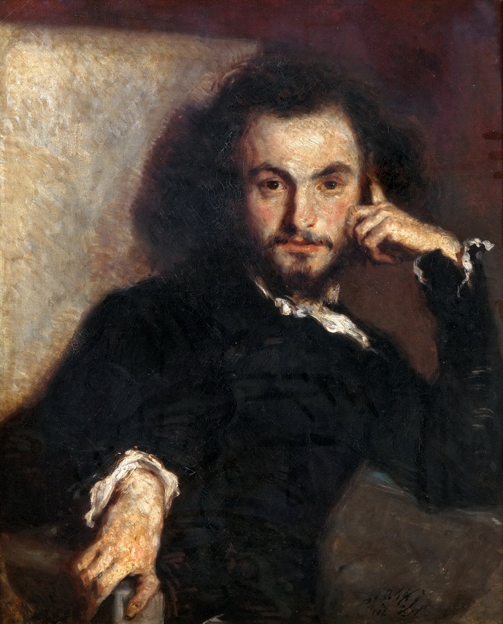 Charles Baudelaire 1821-1867 av Emile Isidore Deroy