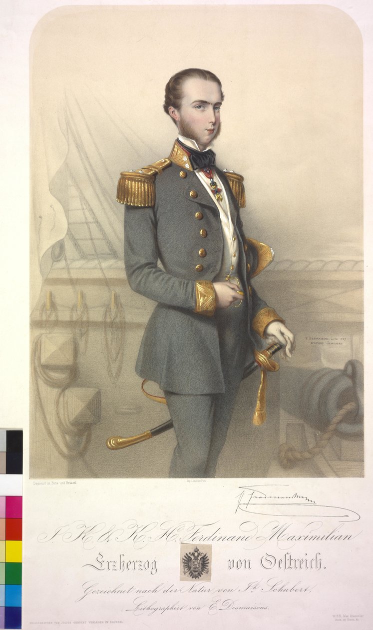 Ferdinand Maximilian Ärkehertig av Österrike av Emile Desmaisons