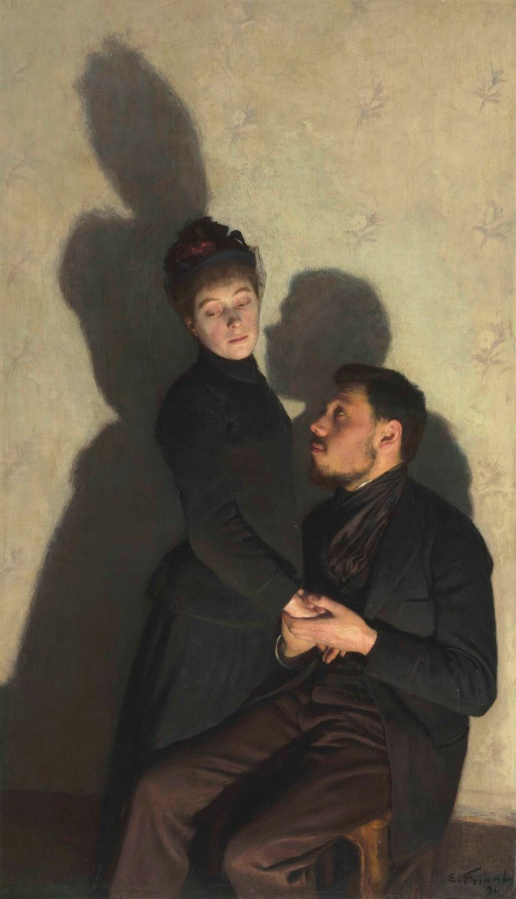 Cast Shadows Cast Shadows, 1891. av Emile Friant