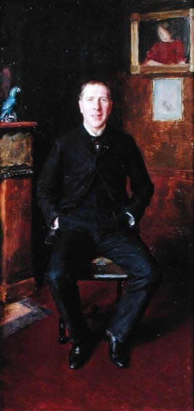 Porträtt av Ernest Coquelin (1848-1909) 1889 av Emile Friant