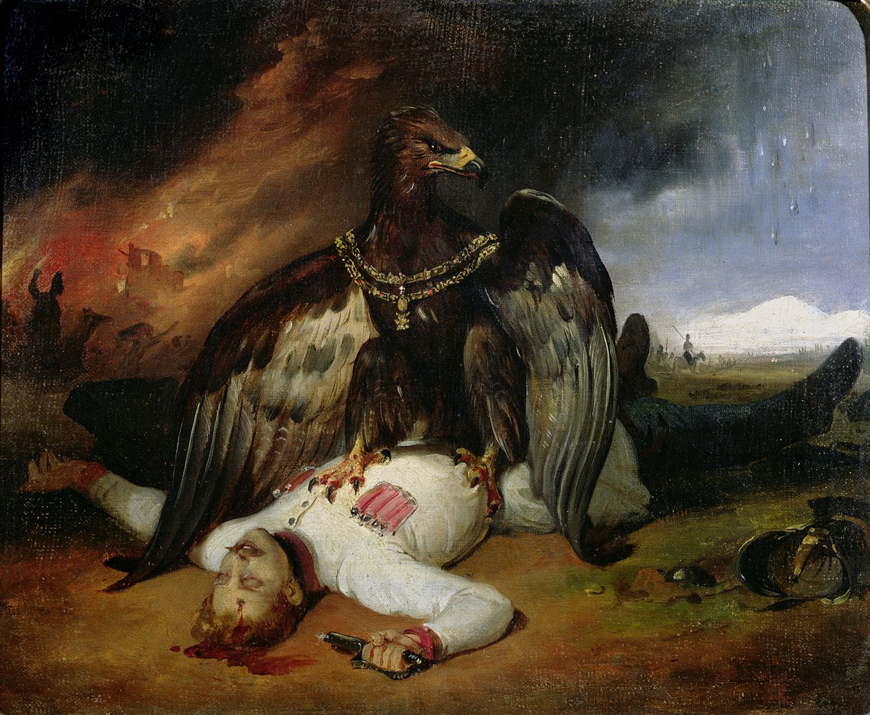 Den polska Prometheus, 1831 av Emile Jean Horace Vernet