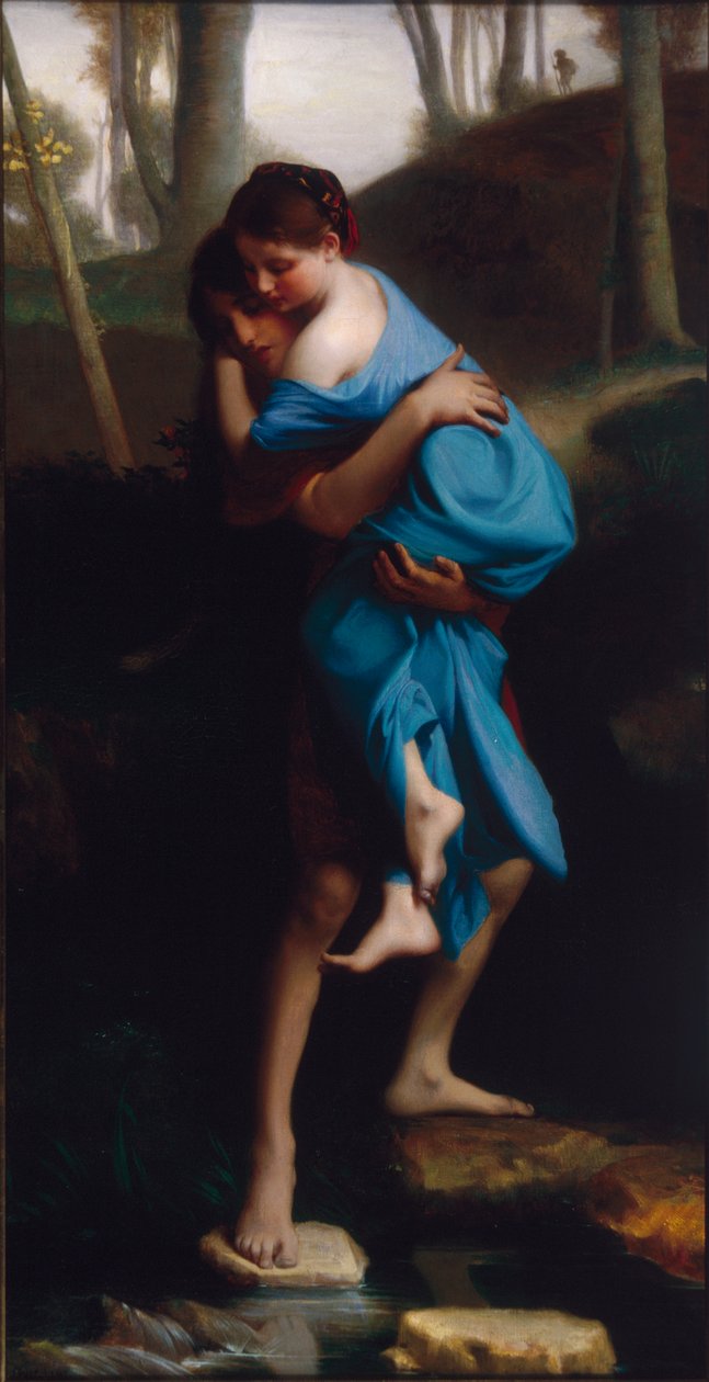 "Paul och Virginia", 1866. av Emile Levy