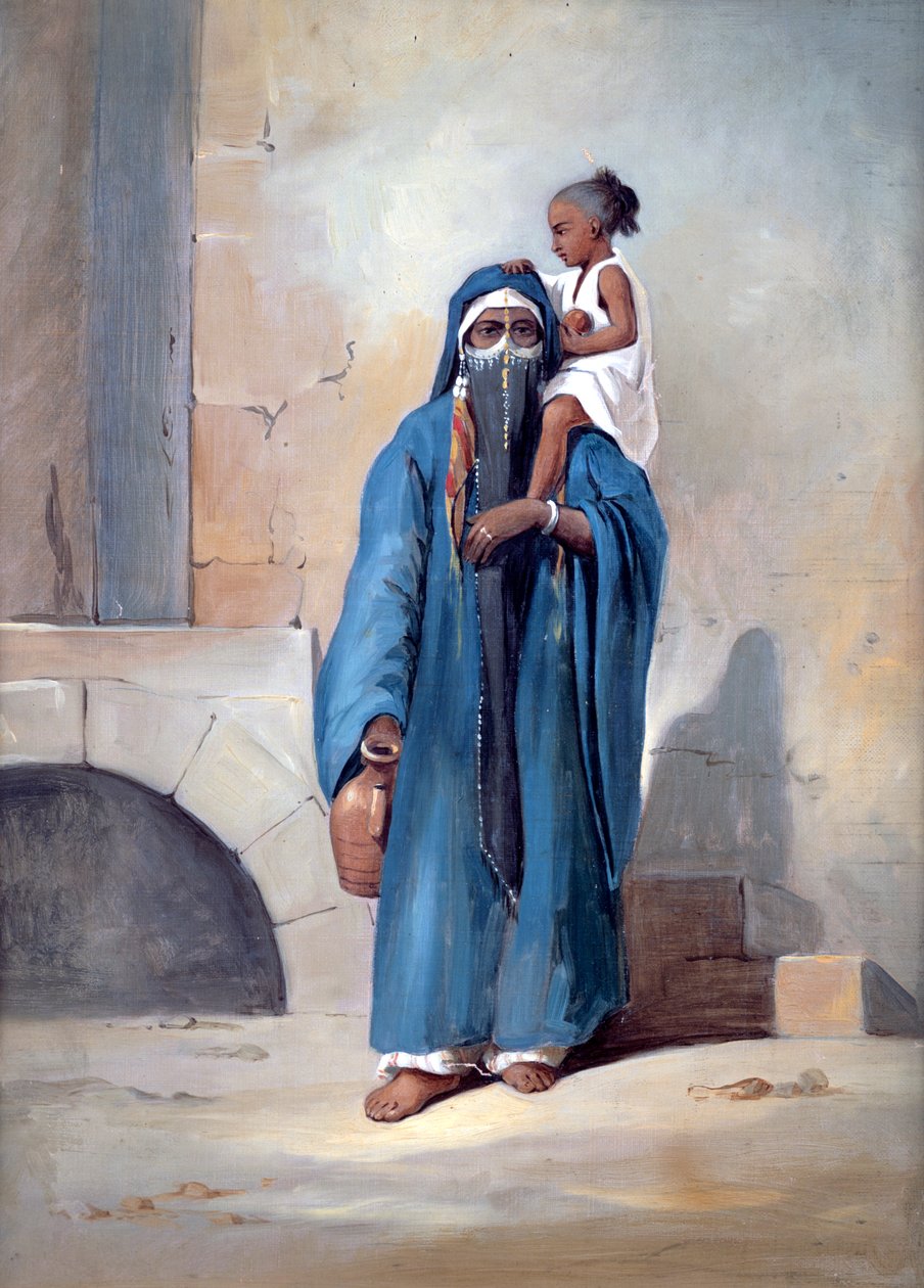 Veiled Egyptian Woman