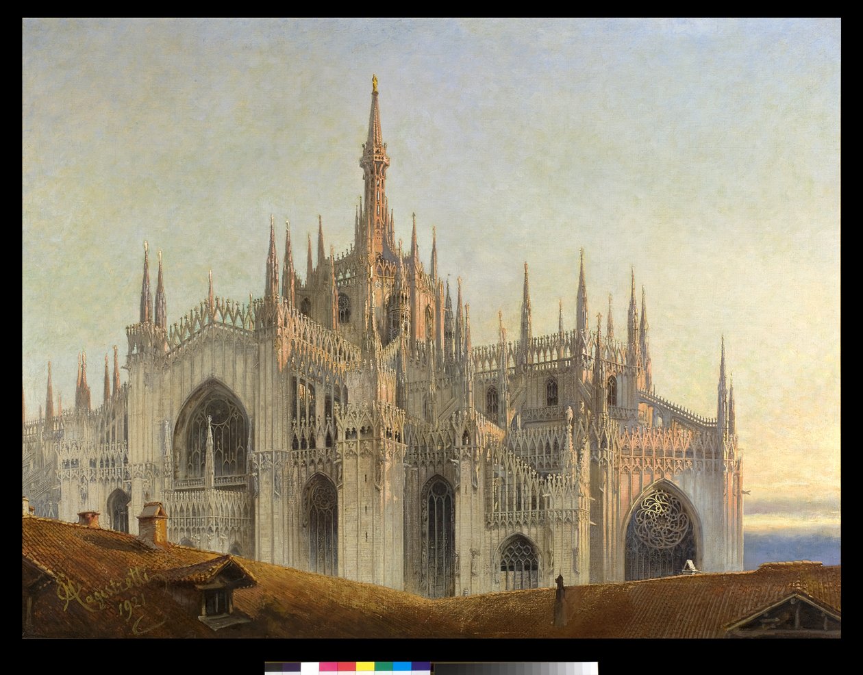 Aurora Rising, katedralen, 1921 av Emilio Magistretti