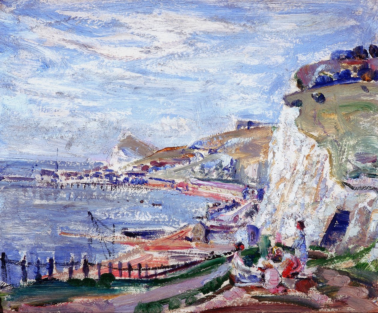 Dover Cliffs (olja ombord) av Emily Beatrice Bland
