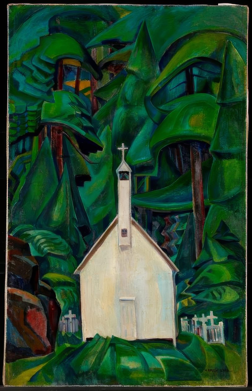 E.Carr, indiska kyrkan av Emily Carr