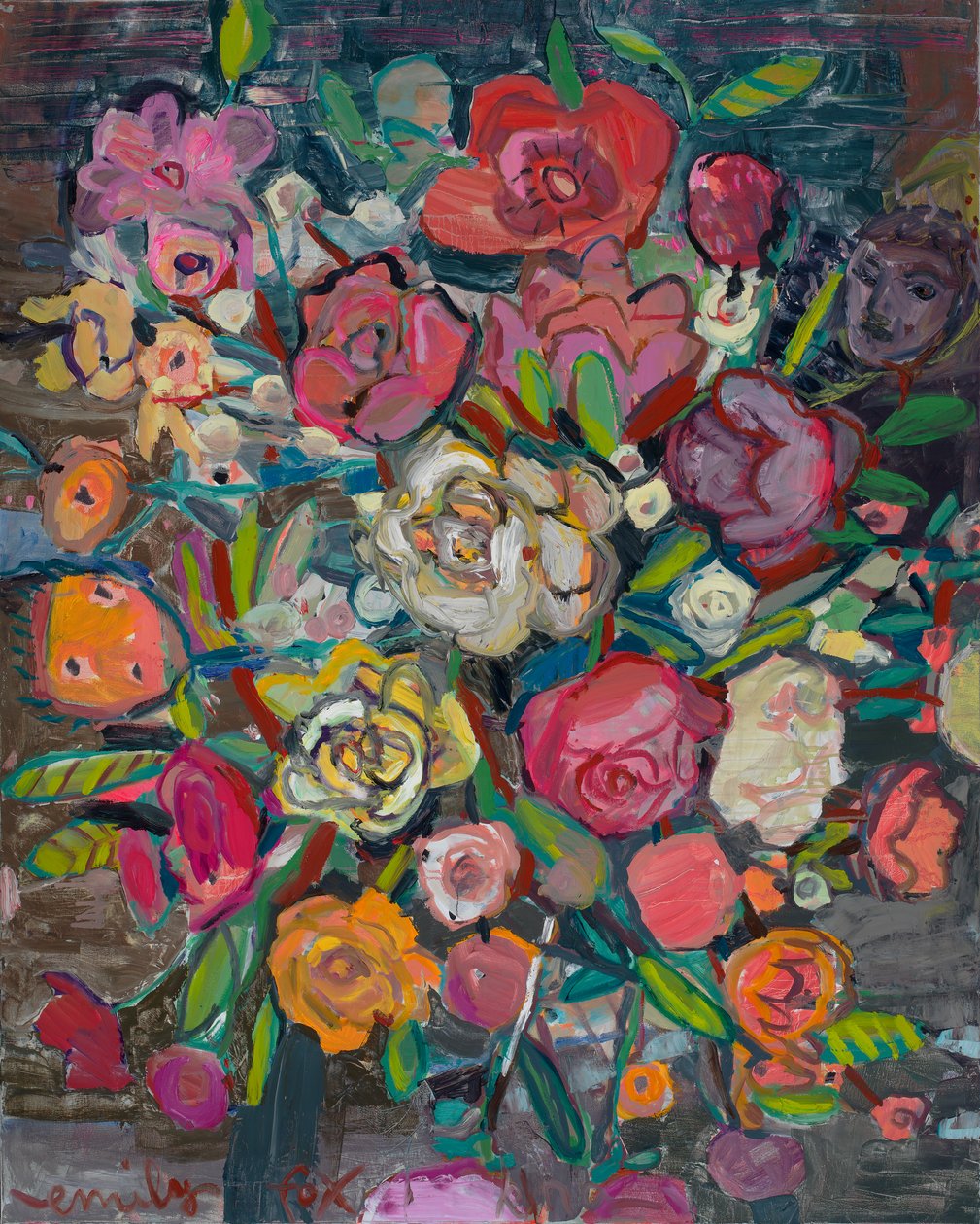 Abundance, 2021 (olja på duk) av Emily Fox King