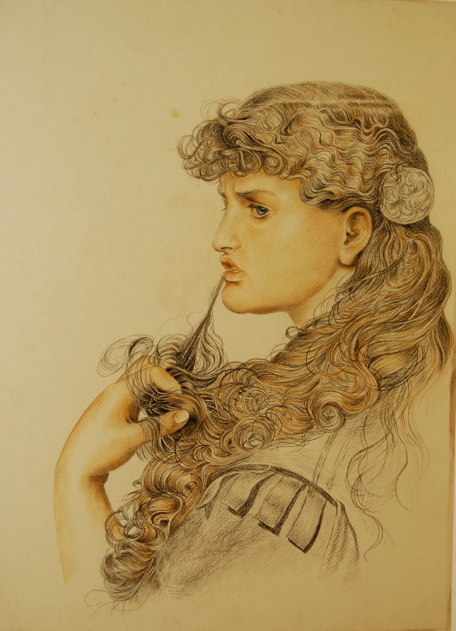 Idle Love (krita på papper) av Emma Sandys