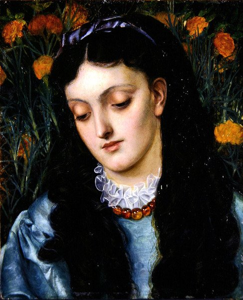 La Belle Jaune Girofle (olja på panel) av Emma Sandys