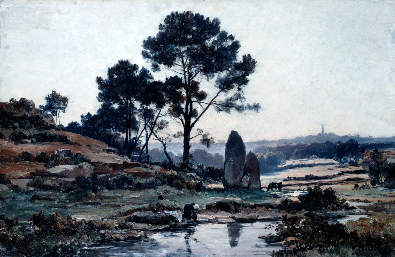 Douarnenez, 1885. av Emmanuel Lansyer