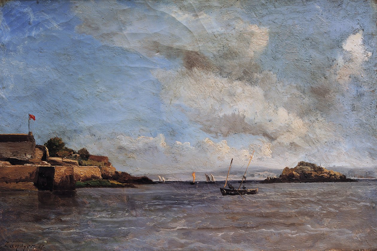 Douarnenez, marin, augusti 1865 (olja på duk) av Emmanuel Lansyer