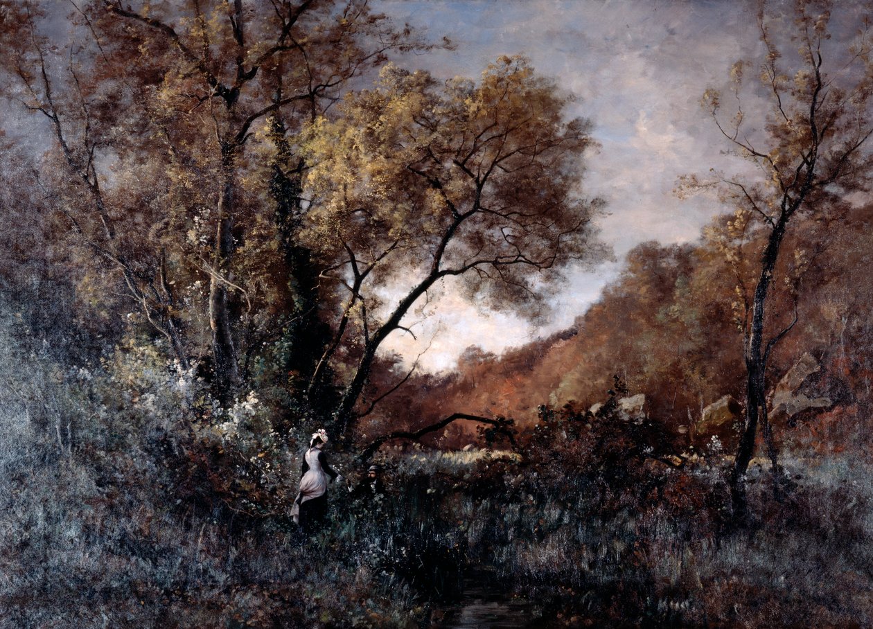 Blommor i april 1877 av Emmanuel Lansyer