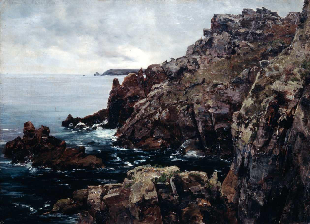 Udde av Raz, 1884 av Emmanuel Lansyer