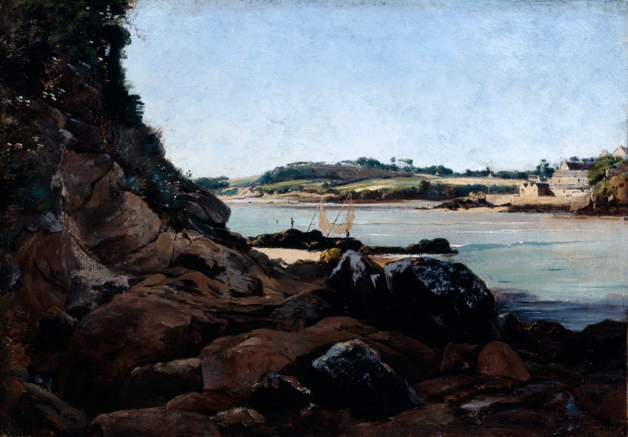 The Channel of lile Tristan, 1873 av Emmanuel Lansyer