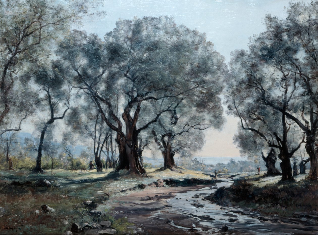 Bergsströmmen i Vallonet, 1892 av Emmanuel Lansyer